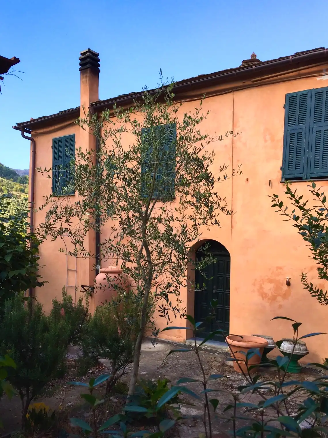 Large village house with garden