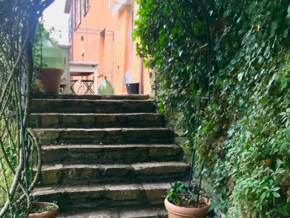 Large village house with garden