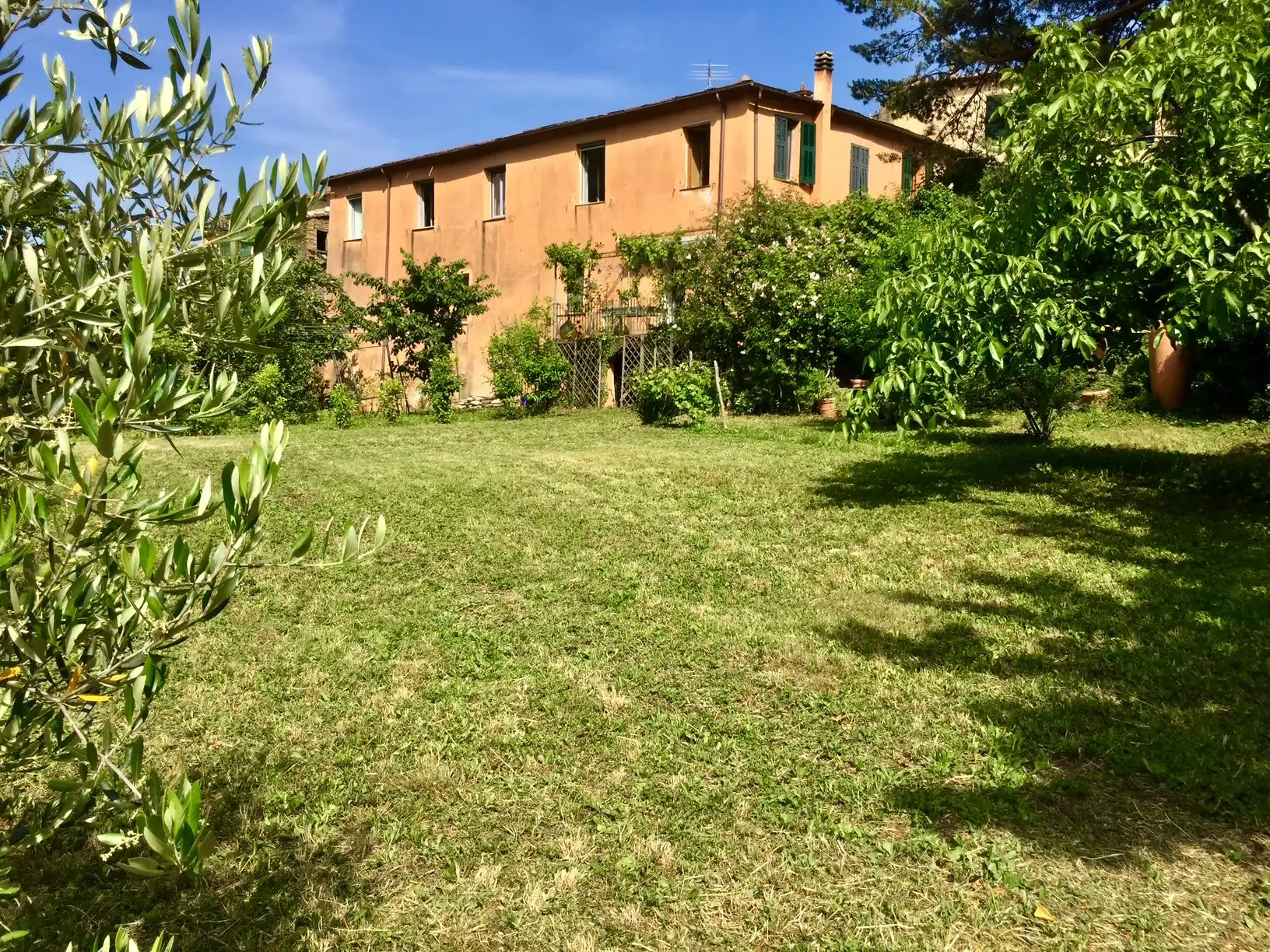 Large village house with garden