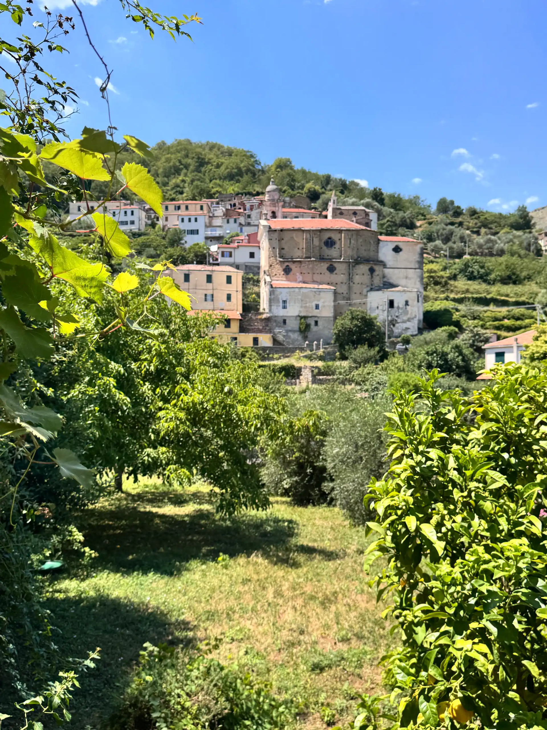 Large village house with garden