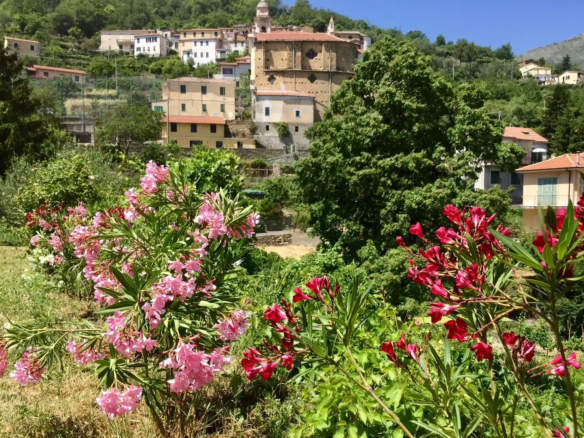 Large village house with garden