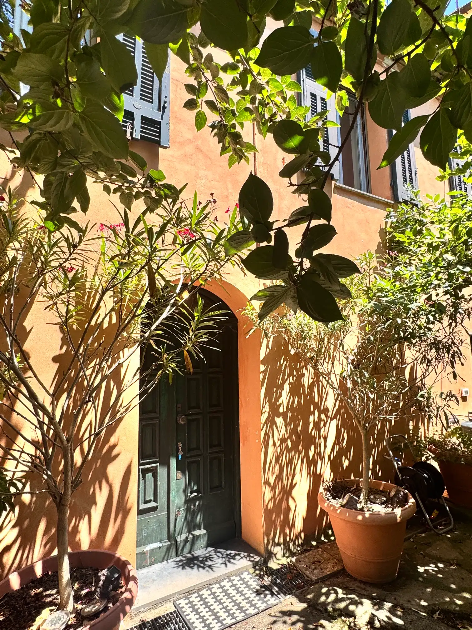 Large village house with garden