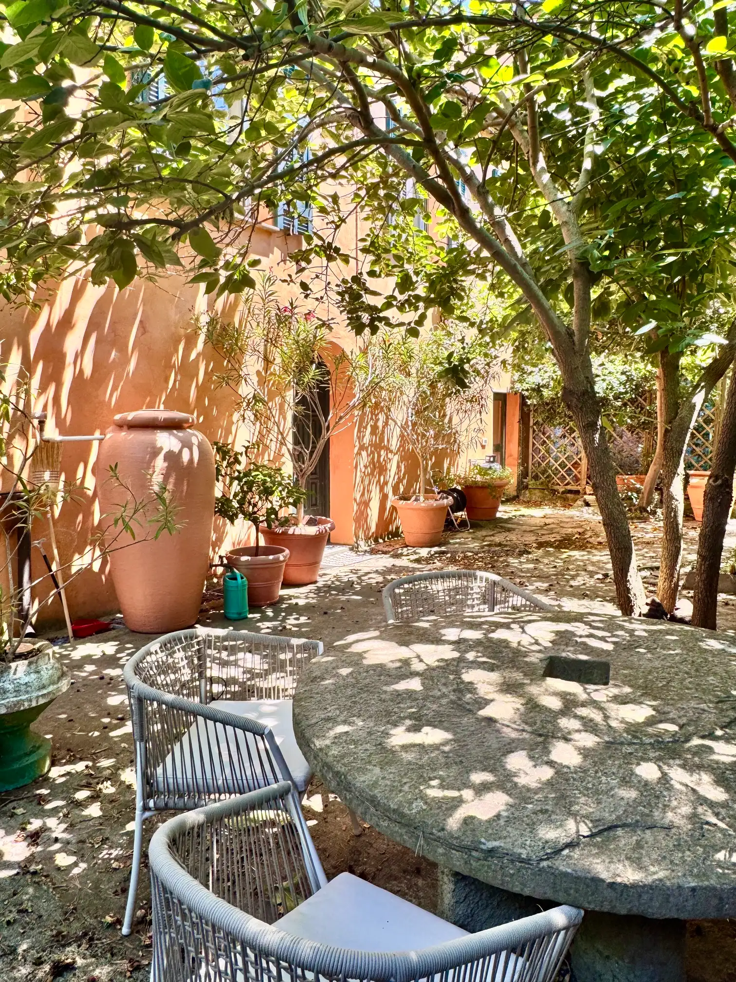 Large village house with garden