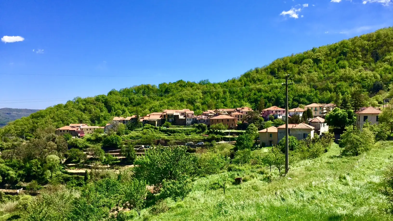 Large village house with garden