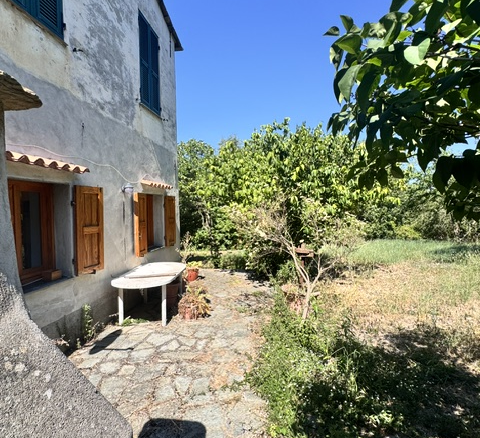 Part of a house with garden