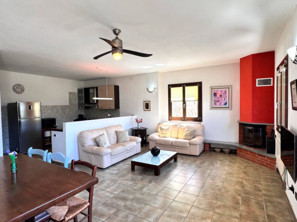 Spacious villa with olive grove