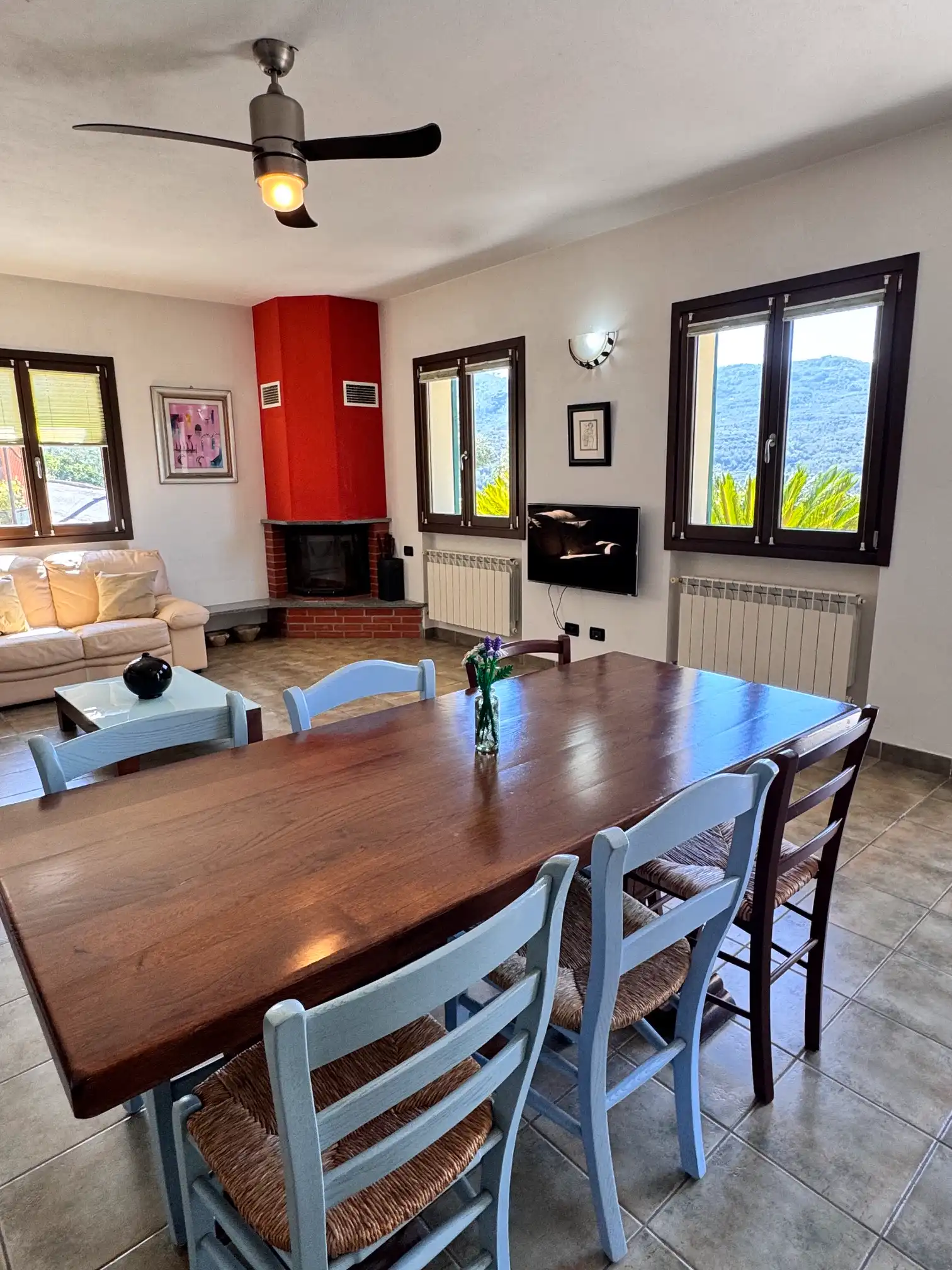 Spacious villa with olive grove