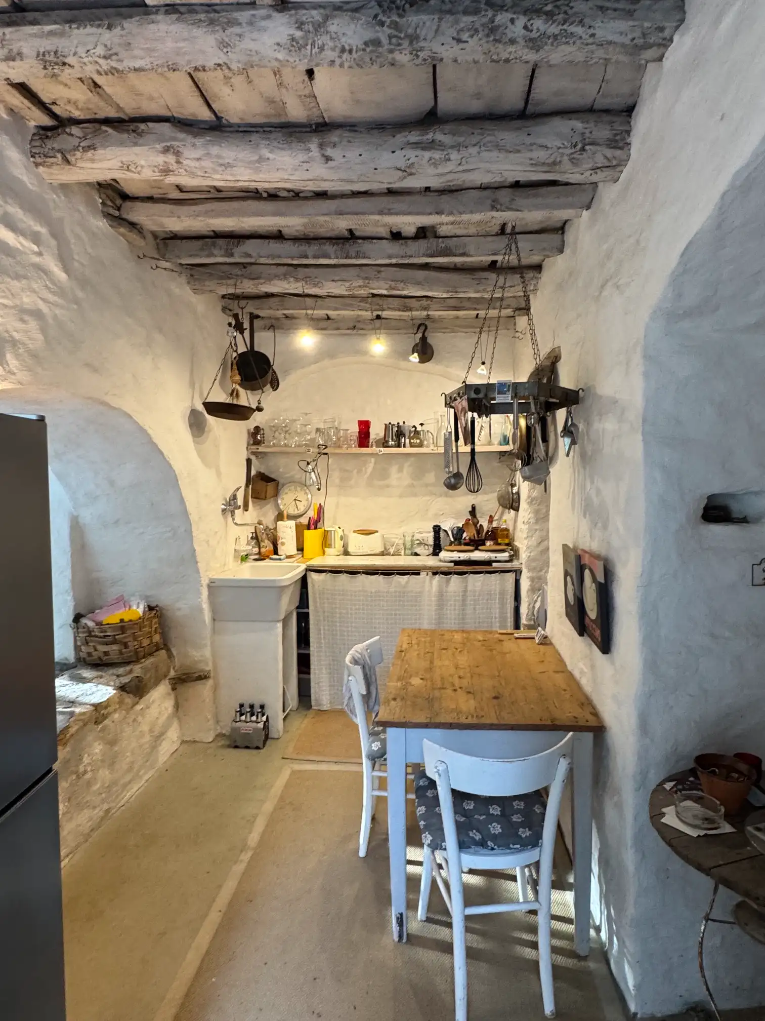 Tiny Village House with Roof Terrace and Guest Area