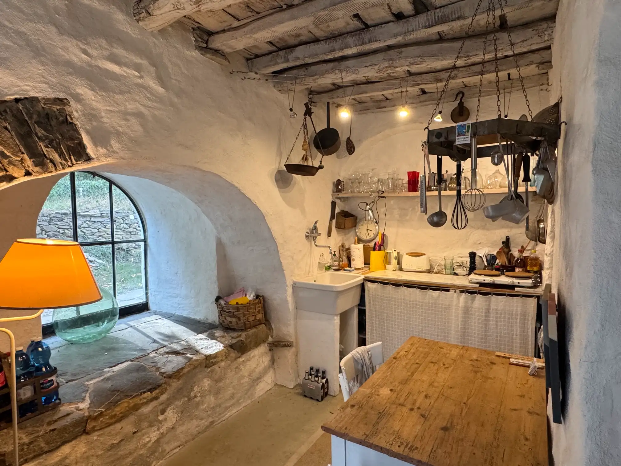 Tiny Village House with Roof Terrace and Guest Area