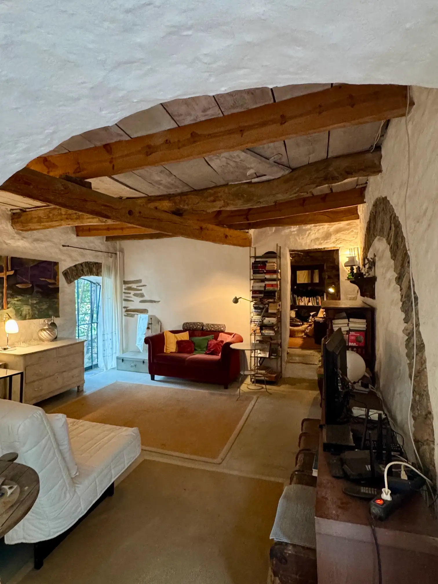Tiny Village House with Roof Terrace and Guest Area