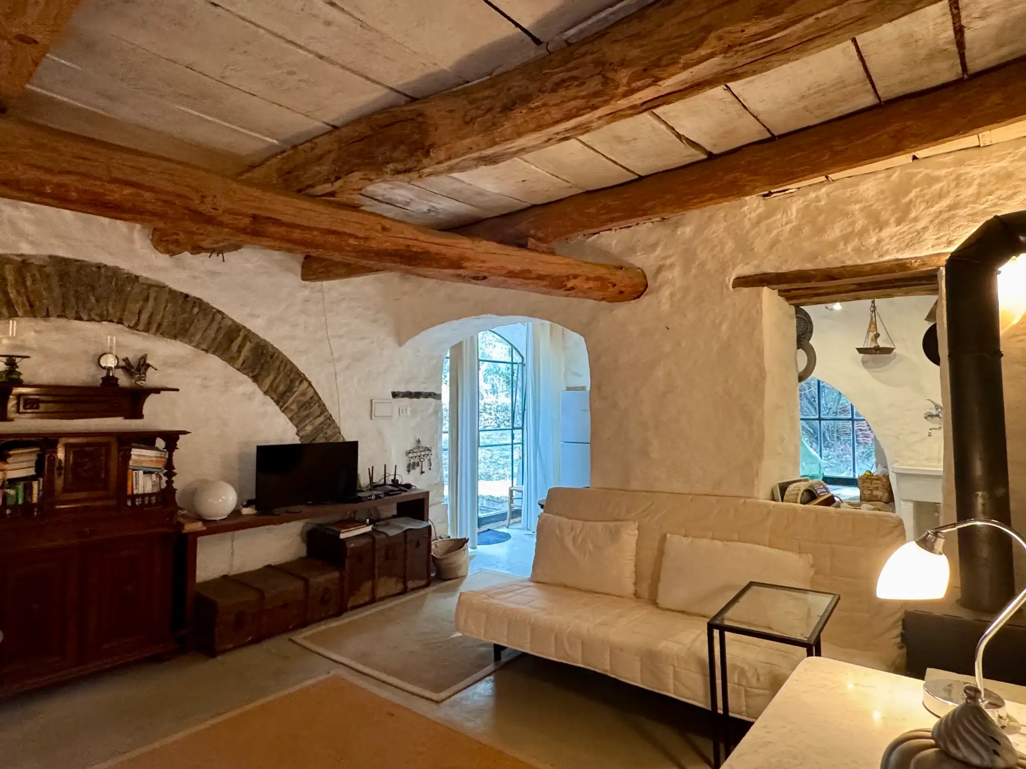 Tiny Village House with Roof Terrace and Guest Area