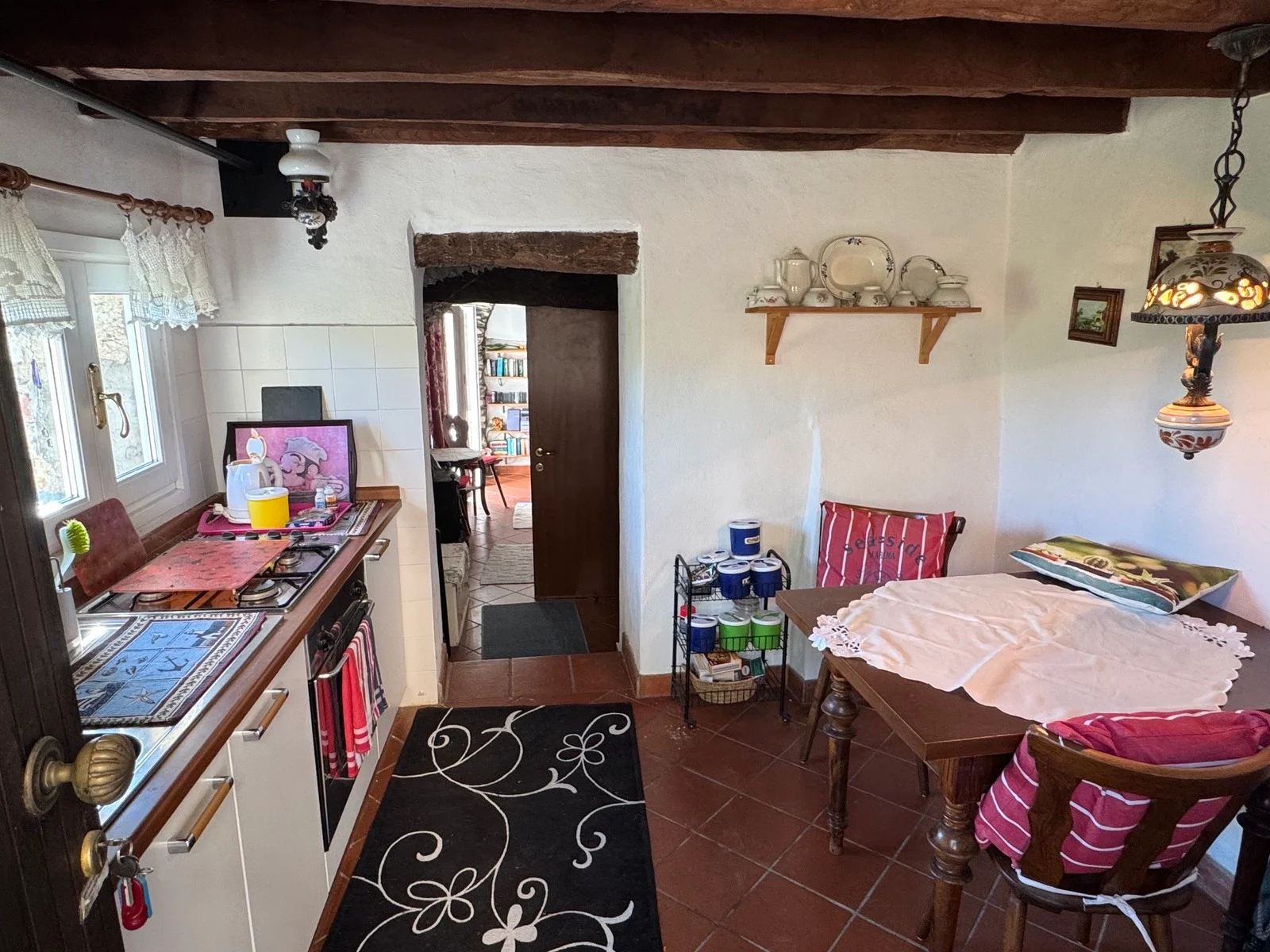 Unique village house with roof terrace and garden