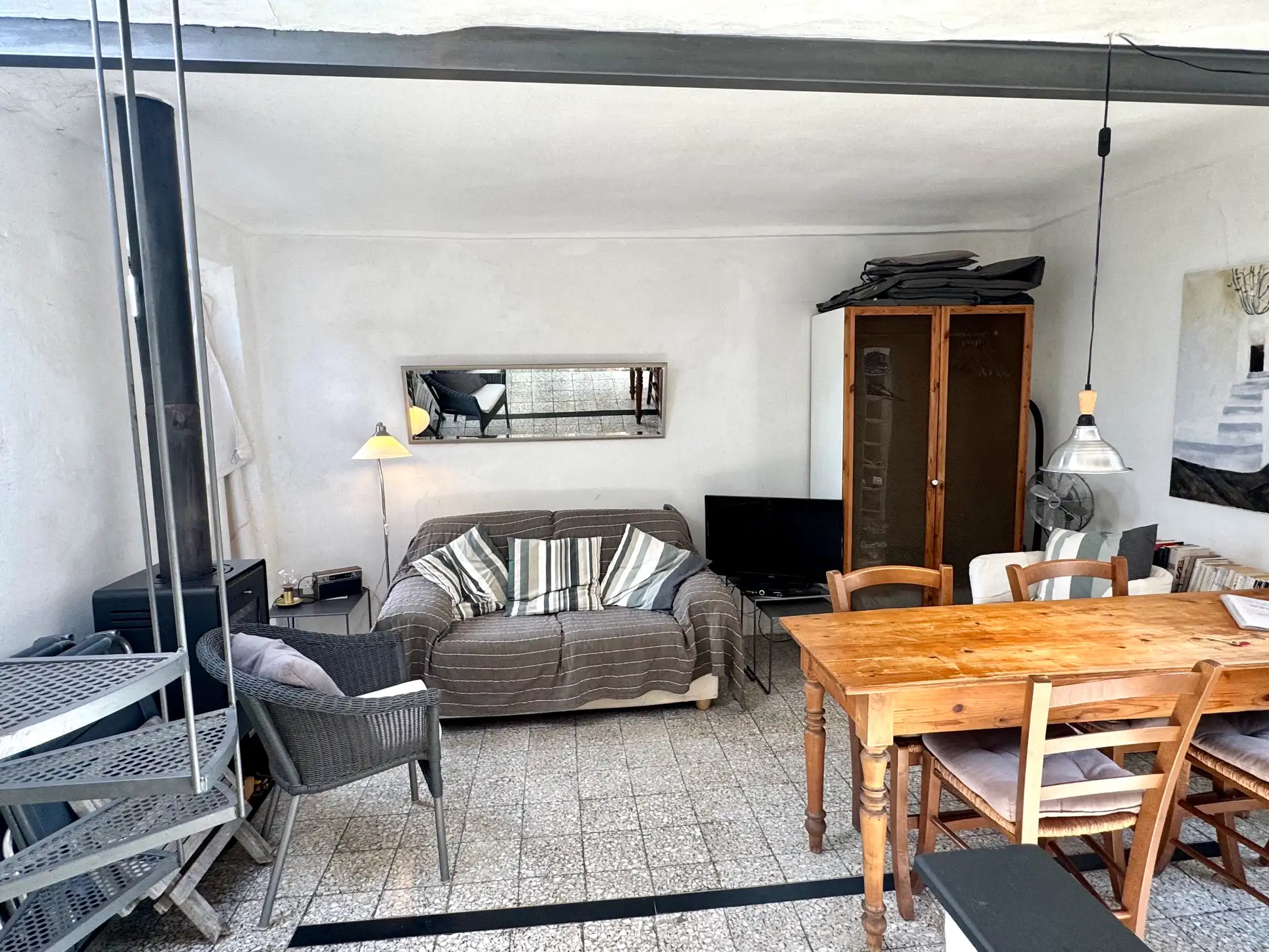 Tiny Village House with Roof Terrace and Guest Area
