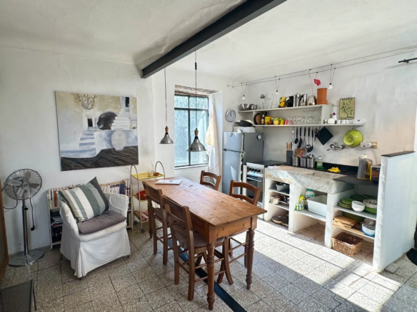 Tiny Village House with Roof Terrace and Guest Area