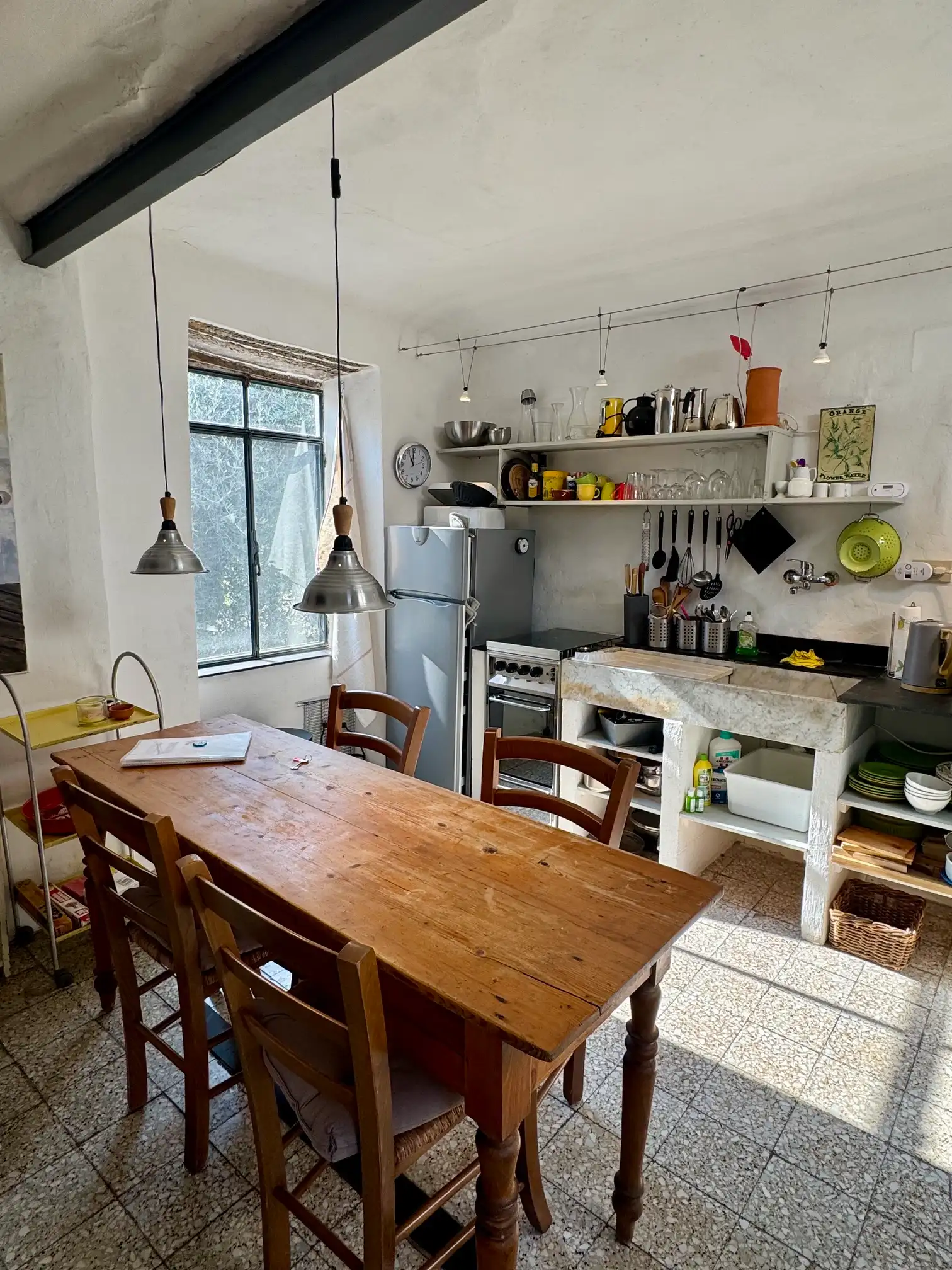 Tiny Village House with Roof Terrace and Guest Area