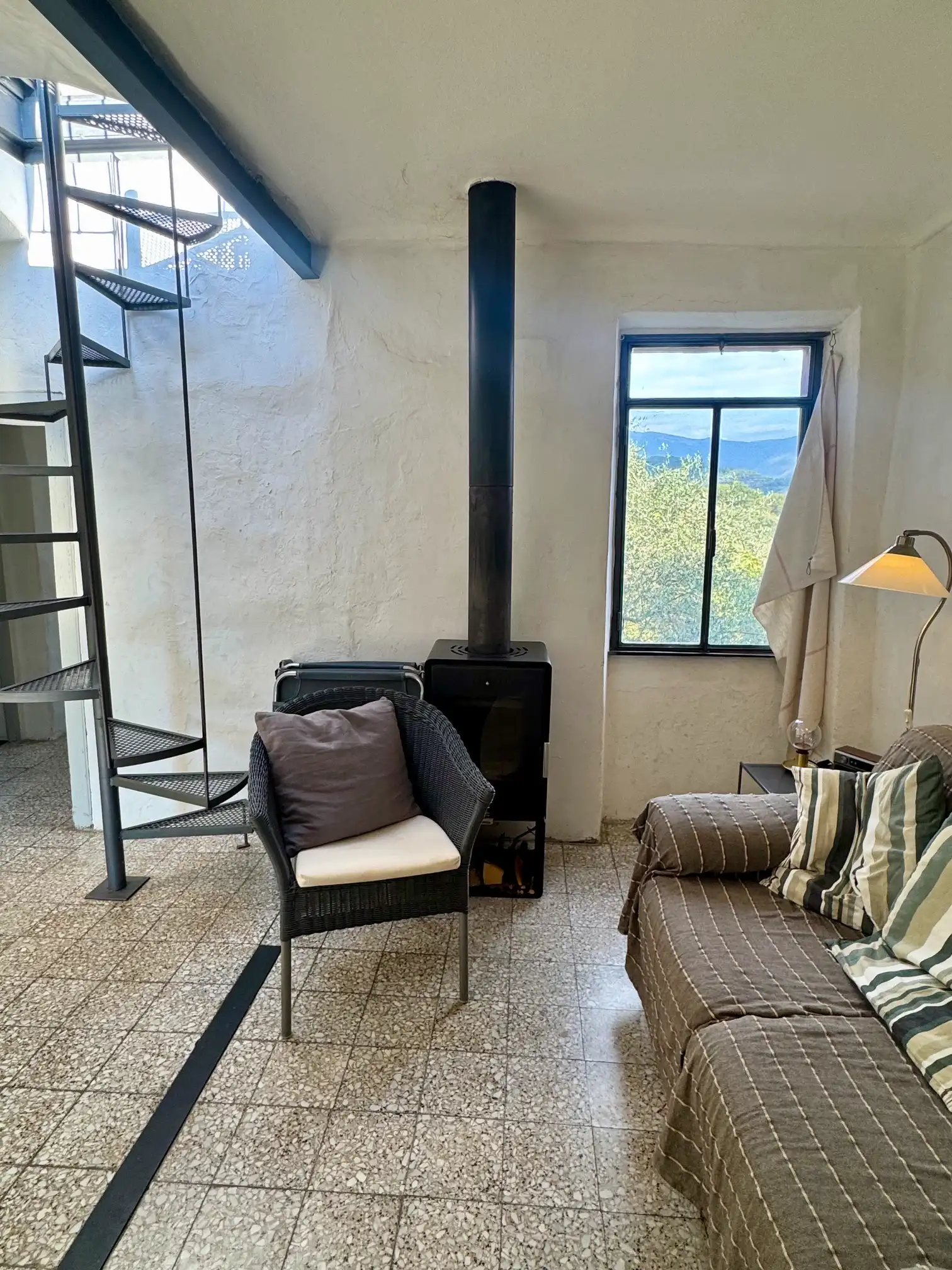 Tiny Village House with Roof Terrace and Guest Area